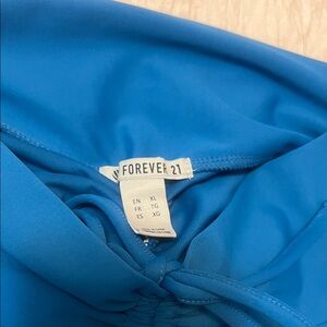 Forever 21 Vibrant Blue Blouse